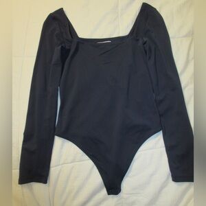 Babaton Black Long-Sleeve Bodysuit